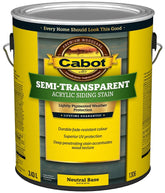 Cabot 1300 Series 1306C Deck and Siding Stain, Semi-Transparent, Liquid, 3.79 L